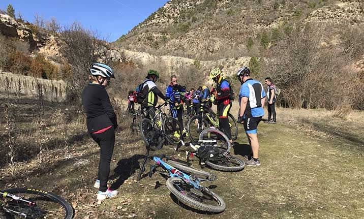 Curso de formación, ruta BTT en la sierra de Cuenca