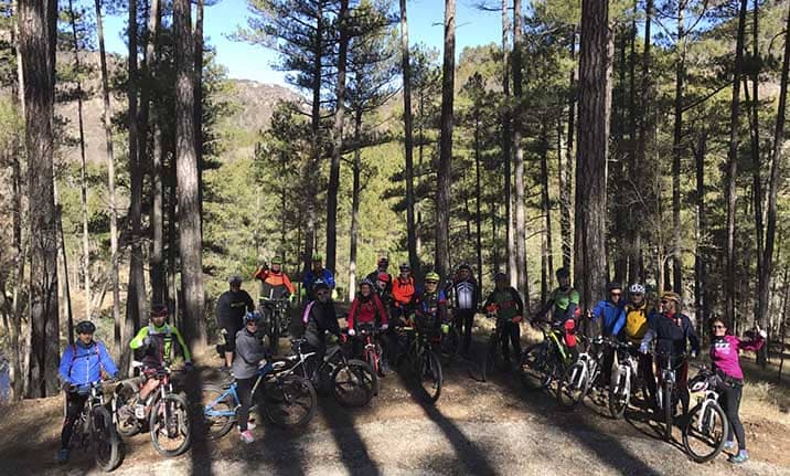 Actividad para grupos, ruta BTT en la sierra de Cuenca