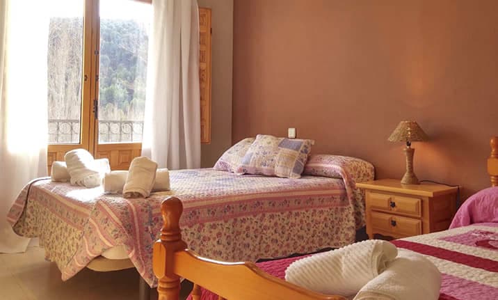 Habitación de hotel rural asociado, Asdon Aventura Serranía de Cuenca